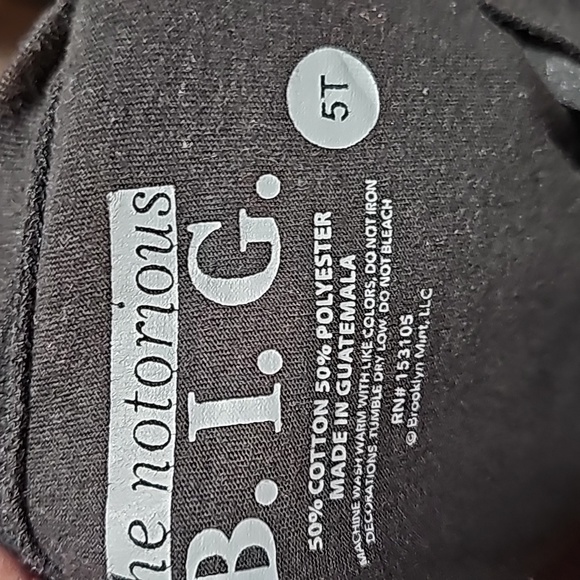 The Notorious Big T-Shirt in size 5T - Picture 3 of 3